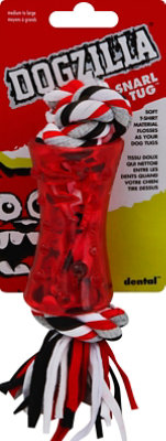 Dogzilla Dog Toy Active Snarl Tug Dental Medium Card Each acmemarkets