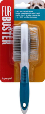 Aspen Pet FurBuster Dog Pin and Bristle Brush Blister Pack - Each - Image 2