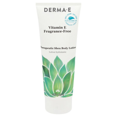Derma E Lotion Body Vit E Fragfre - 8.0 Oz - Image 1