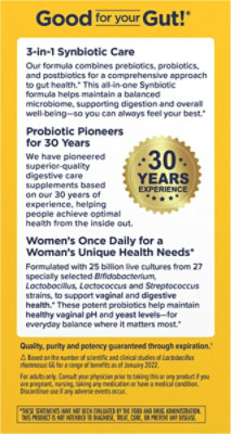 ReNew Life Ultimate Flora Probiotic Supplement Vegetable Capsules Womens Care - 30 Count - Image 7