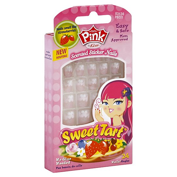 Kiss Pink Scented Sticker Sweet Tart - Each