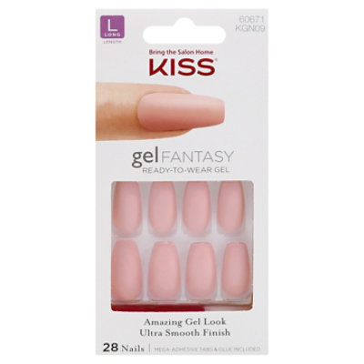 Kiss Gel Fantasy Nails Ready-To-Wear Gel Short Length - 28 Count - Image 3