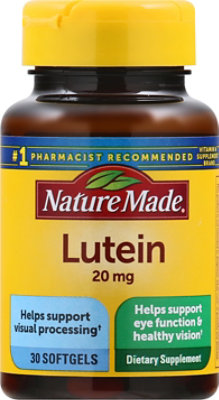 Nature Made Lutein 20mg Softgels - 30 Count - Image 2