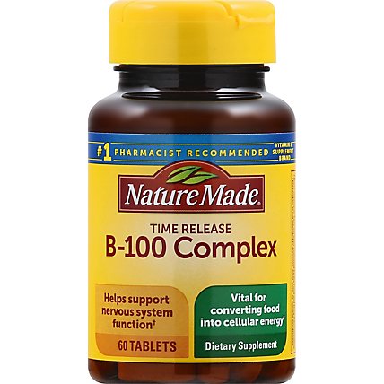 Nature Made Balanced B-100 Time Release Tablets - 60 Count - Image 2