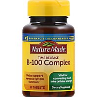 Nature Made Balanced B-100 Time Release Tablets - 60 Count - Image 2