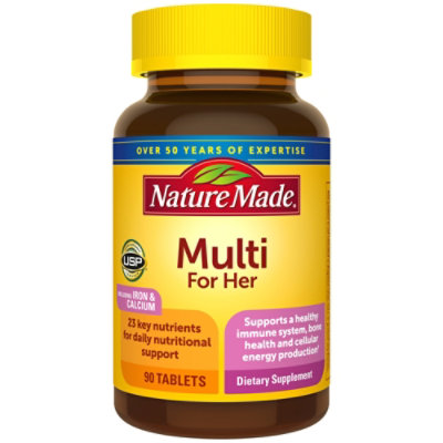 Nature Made Multivitamin For Her Tablets - 90 Count - Image 1