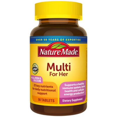 Nature Made Multivitamin For Her Tablets - 90 Count - Image 1