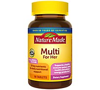 Nature Made Multivitamin For Her Tablets - 90 Count