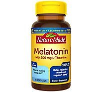 Nature Made Melatonin Plus L Theaning Softgels - 60 Count