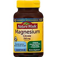 Nature Made Magnesium Citrate Softgels - 60 Count - Image 2