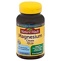 Nature Made Magnesium Citrate Softgels - 60 Count - Image 1