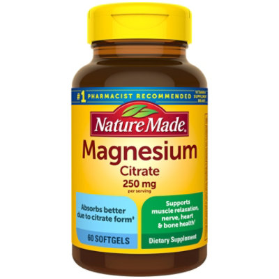 Nature Made Magnesium Citrate Softgels - 60 Count