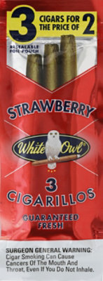White Owl Strawberry Cgrllo Ff - 3 Count - Image 2