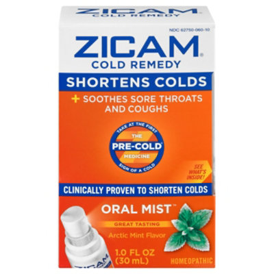 Zicam Cold Remedy Oral Mist Arctic Mint - 1 Oz - Image 2