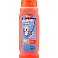 Hartz Ultra Guard Dog Shampoo Rid Flea & Tick Fresh Citrus - 18 Fl. Oz. - Image 2