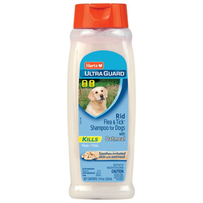 Hartz UltraGuard Flea & Tick Rid Shampoo For Dogs Vanilla Fragrance Bottle - 18 Fl. Oz. - Image 3