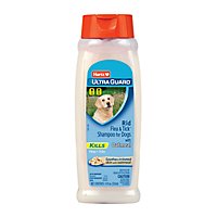 Hartz UltraGuard Flea & Tick Rid Shampoo For Dogs Vanilla Fragrance Bottle - 18 Fl. Oz. - Image 1