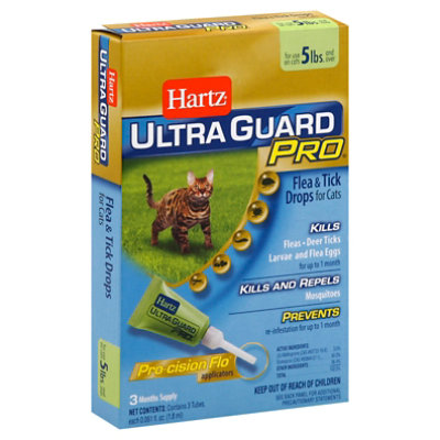 can i use hartz ultraguard for dogs on cats