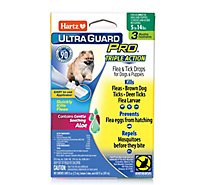 Hartz UltraGuard Plus Flea & Tick Prevention For Dogs & Puppies - 3-0.031 Fl. Oz.