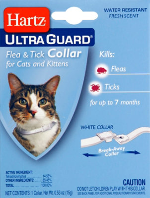 Hartz Mountain Cat Flea Collar White - Each - Image 2