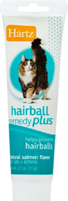 Hartz Hairball Remedy Plus For Cats Natural Salmon Tube - 2.5 Oz - Image 2