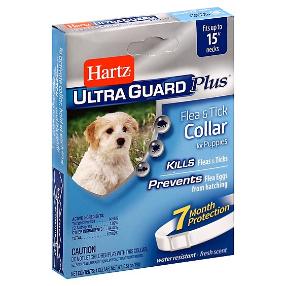 Hartz UltraGuard Plus Flea & Tick Collar For Puppies 15 Inch Box - Each