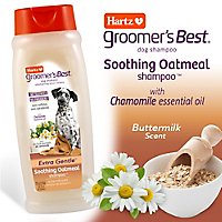 Hartz Groomers Best Soothing Oatmeal Shampoo Extra Gentle Bottle - 18 Fl. Oz. - Image 2
