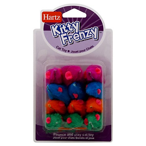 Hartz Cat Toy Kitty Frenzy - 12 Count