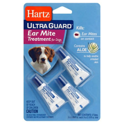 Hartz Ultraguard Eat Mite Treatment For Dogs Blister Pack 3 0 06 Albertsons