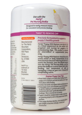 Hartz Milk Replacement For Puppies Easy-To-Mix Powdered Formula Bottle - 12 Oz - Image 2