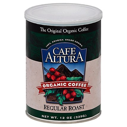 Cafe Altura Coffee Organic Regular Roast - 12 Oz - Image 1