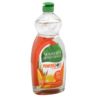 Seventh Generation Dish Liquid Soap Clementine Zest & Lemongrass - 25 Fl. Oz.