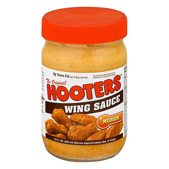 Hooters Sauce Wing Medium - 12 Fl. Oz.