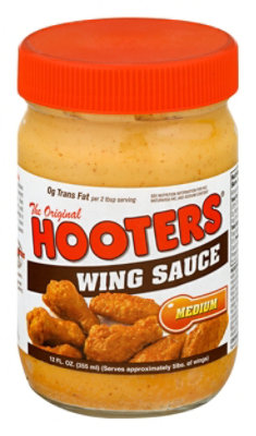Hooters Sauce Wing Medium - 12 Fl. Oz.