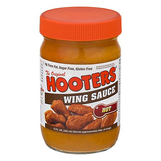 Hooters Sauce Wing Hot - 12 Fl. Oz.