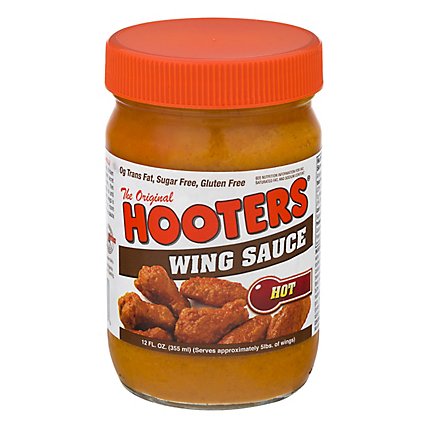 Hooters Sauce Wing Hot - 12 Fl. Oz. - Image 1