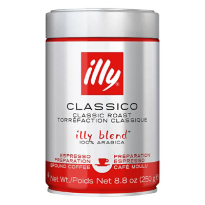 illy Coffee Illy Blend Arabica Ground Medium Roast Espresso - 8.8 Oz