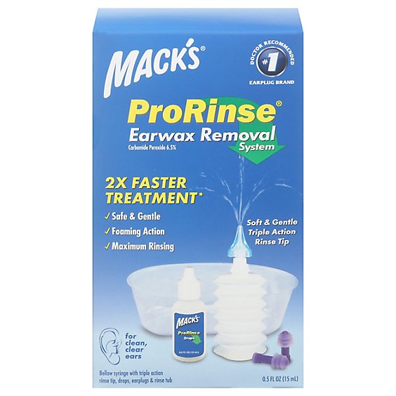 Macks Pro Rinse Earwax Removal - Each