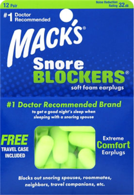 Macks Earplugs Snore Blockers - 12 Count - Image 2