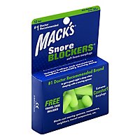 Macks Earplugs Snore Blockers - 12 Count - Image 1