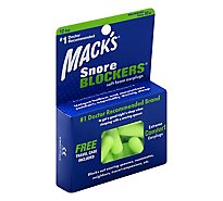 Macks Earplugs Snore Blockers - 12 Count