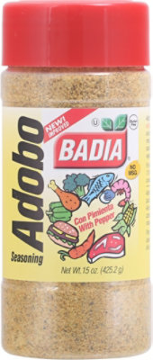 Badia Seasoning Adobo with Pepper Bottle - 15 Oz - Image 2