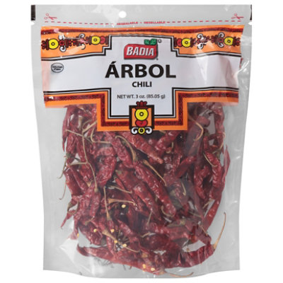 Badia Chili Arbol Bag - 3 Oz - Image 2