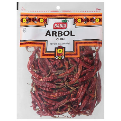 Badia Chili Arbol Bag - 3 Oz - Image 1
