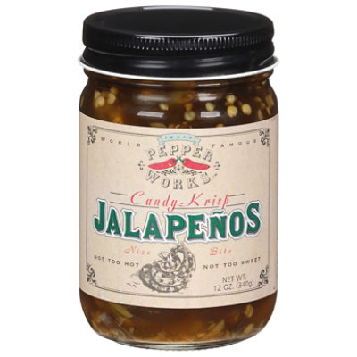 Texas Pepper Works Pepper Jalapenos Candy-Krisp - 12 Fl. Oz. - Image 1