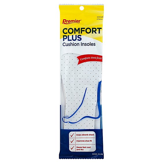 Premier Insoles Comfort Plus Unisex - Each