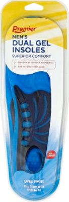 Premr Mens Dual Gel Insoles - 1 Count - Image 2