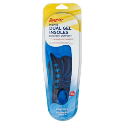 Premr Mens Dual Gel Insoles - 1 Count - Image 1