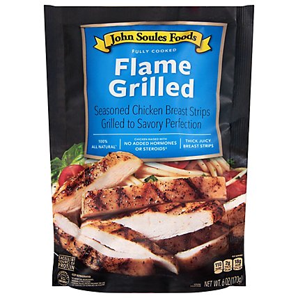 John Soules Grilled Chicken Breast Strips - 6 Oz - Image 1