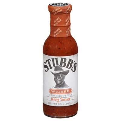 Stubb's Wicked Habanero Pepper Wing Sauce - 12 Oz - Image 3